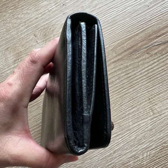 BALENCIAGA Giant Money Agneau Leather Rose Gold Hardware Continental Long Wallet - Picture 8 of 17